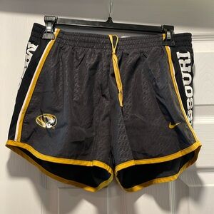 Nike running shorts.